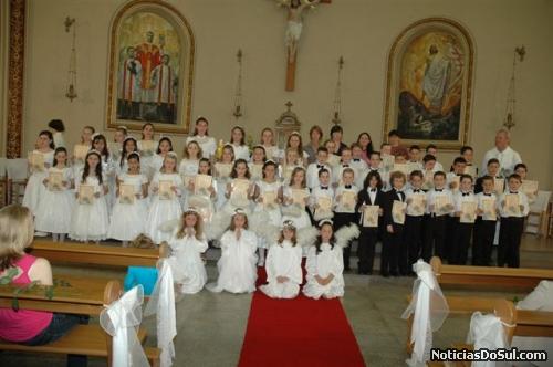 1ª Comunhão em Salvador do Sul (Foto: PhotoArte)