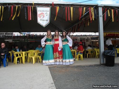Soberanas na 9ª Oktoberfest de Maratá (Foto: Divulgação)