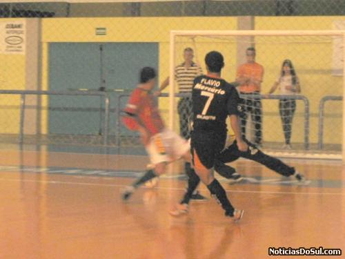 Gol da ACBF (Foto: Fábio Prina)