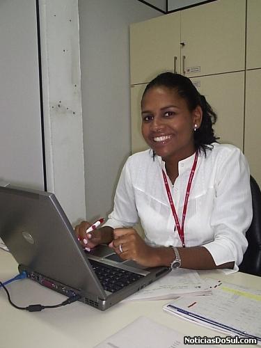 A supervisora de RH Lisiane gosta dos desafios (Foto: Cathierine Hoffmann)