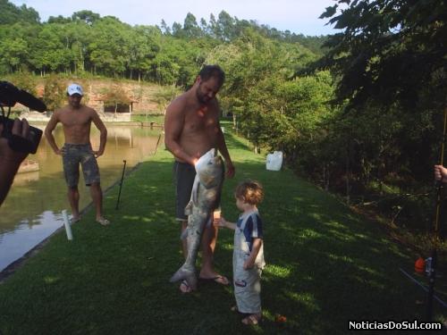 Peixes de até 12 kg (Foto: Assessoria de Imprensa de Barão)