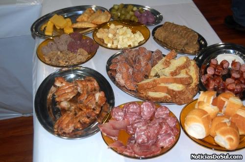 Parte da gastronomia oferecida aos participantes (Foto: romildo)
