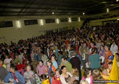 Público presente no baile da vitória (Foto: Lermen Foto & Vídeo)