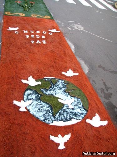 A Paz é o que todos querem, mas também cuidaddo com a natureza é importante e essencial para que haja paz (Foto: romildo)