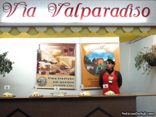 a Valpáraíso oferece excelente queijos produzidos em sua propriedade para degustação. (Foto: Romildo)