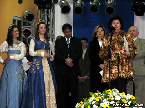 Marisa Formolo afirma que o Festiqueijo é a celebração da fé, do trabalho e da produção e expressão de integração regional (Foto: romildo)