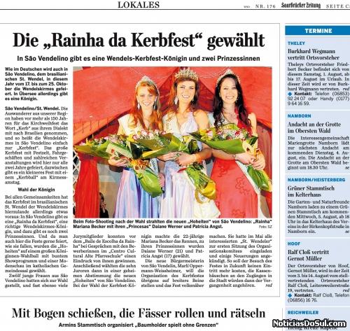 Até mesmo na Alemanha a Kerbfest é divulgada (Foto: divulga-sv)