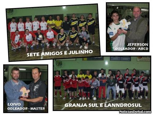 Vice campeão e 3º colocado do sub 16, e a premiação (Foto: smec-sp)