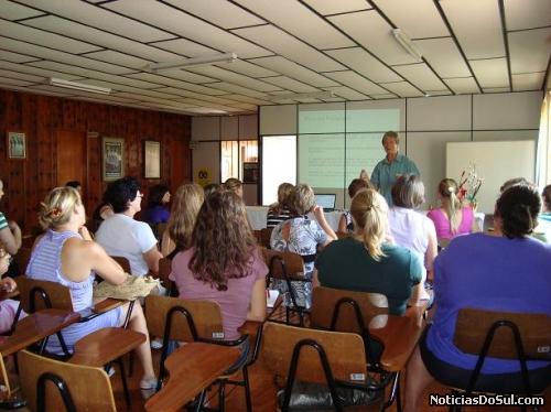 Palestrante da Feevale esteve presente (Foto: Assessoria de São Pedro)