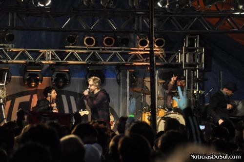 Nenhum de Nós uma da atrações que mais agradou ao púbçlico presente ao evento (Foto: Augusto Kafer)