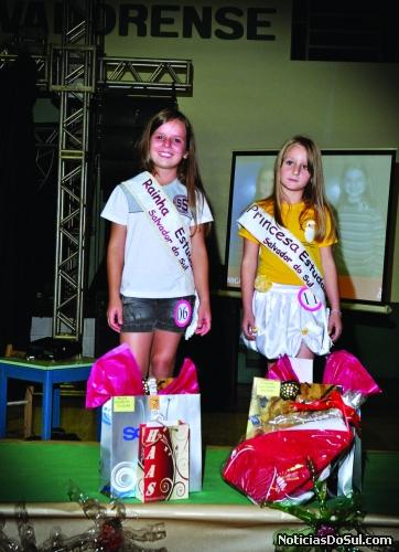 Rainha e Princesa da categoria Infantil (Foto: Lermen Foto & Vídeo)