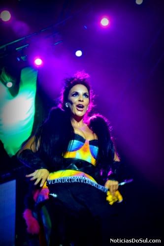 Ivete Sangalo animou os convidados da Tramontina (Foto: Keitersani Hoffmann)